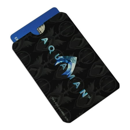 Aquaman Movie Atlantis Logo Credit Card RFID Blocker Holder Protector Wallet Purse Sleeves Set of 4